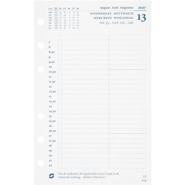 SUCCES Agenda Senior 2027 845209000027U 1G/1P cal.sostit. 9.5x15cm
