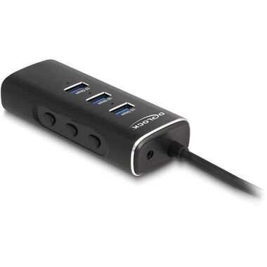 Delock USB-Hub 3x USB A/1x USB C 10Gbps und 1x mircoSD/SD