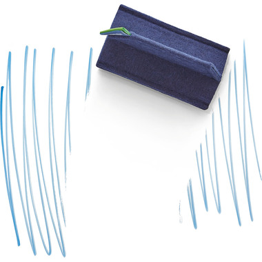 MAGNETOPLAN Tafellöscher ecoW 105x60x5,2mm 1228814 blau