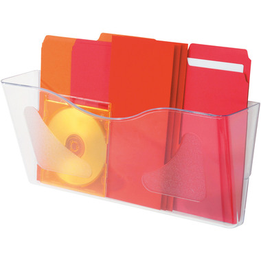 DEFLECTO Wandprospekthalter DocuPocket CP074YTCRY A4, quer