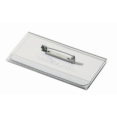 DURABLE Namensschild mit Nadel 800119 PVC, 40x75mm 100 Stk.