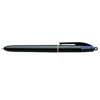 BIC Penna a sfera 4 Colours 0.4mm 8922931 con clip, GRIP PRO