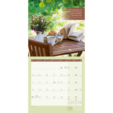 ACKERMANN Calendario 2026 4602 Momente für Dich ML 30x30cm