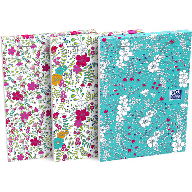 OXFORD Notizblock ForMe Floral A6 400094827 liniert 6mm, 90g 80 Blatt