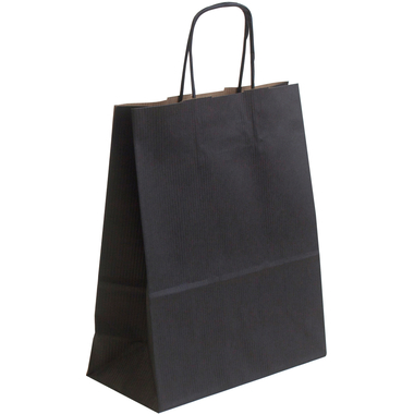NEUTRAL Tragtaschen Allegra schwarz SDF22-798 Kraft,110g, 22x10x27cm 25 Stk.