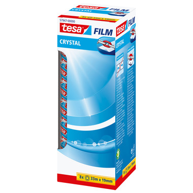 TESA Crystal Tape 19mmx33m 579470000 8 Stück
