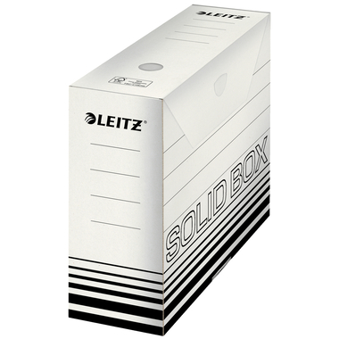 LEITZ Solid Box A4 6128-00-01 weiss 100x257x330mm