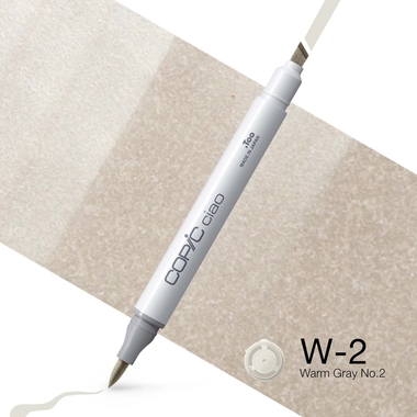 COPIC Marker Ciao 22075109 W-2 - Warm Grey No.2