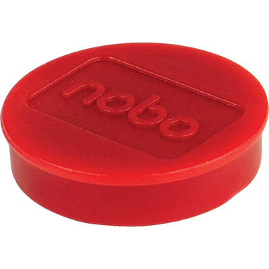 NOBO Magnet rund 32mm 1915300 rot 10 Stück