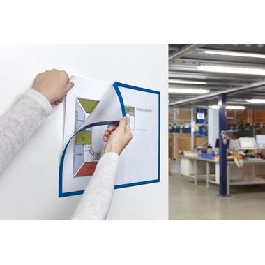 MAGNETOPLAN Cadre aimant magnetofix A3 1130403 bleu 5 pcs.