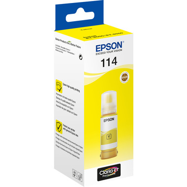 EPSON Flacone d'inch. 114 yellow T07B440 EcoTank ET-8500 6200 pagine