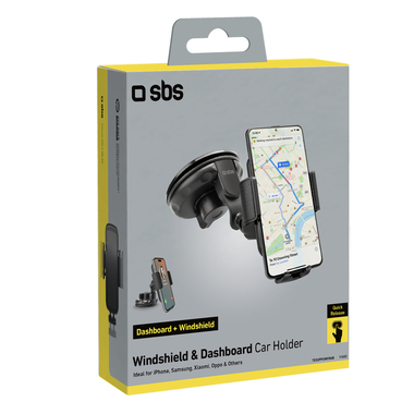 Supporto auto per telefono con fissaggio a ventosa | SBS