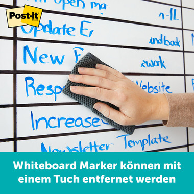 POST-IT Flex Write Surface Folie FWS3X2 weiss 60x90cm