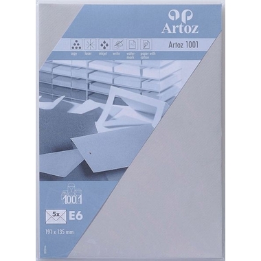 ARTOZ Couverts 1001 E6 107374182 100g, lichtgrau 5 Stück