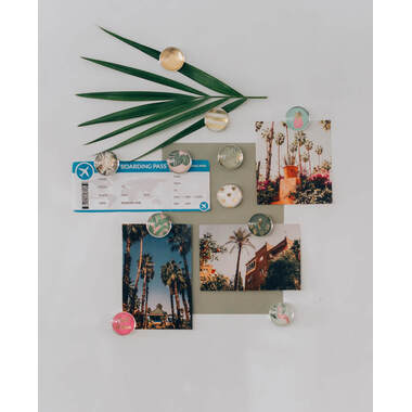 I AM CREATIVE Calamita natura Let`s Organize 4035.61 Vetro, 3x1cm 6 pezzi