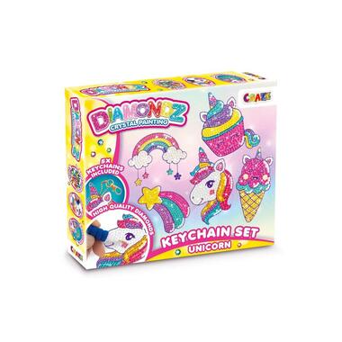 Craze Craft Set Diamondz – Painting Keychain Set Unicorn
