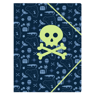 ANCOR Cartella con elastico A4 106541 PIRATES