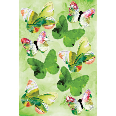 URSUS Sticker Schmetterlinge 21940099F 2 Farben 24 Stück