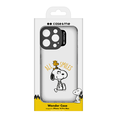 Cover Peanuts rigida per iPhone 14 Pro Max | case&me