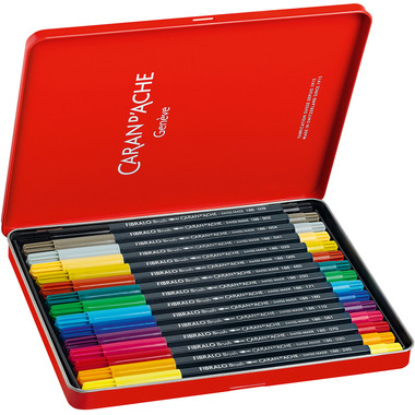 CARAN D'ACHE Classic Fibralo Brush 0.5-5mm 186.315 15 colori ass.