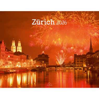 CALENDARIA Bildkalender 2026 9783036205663 Zürich ML 40x31cm