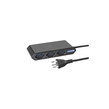 STEFFEN Multipresa IQ 2x 3x T13, Nero