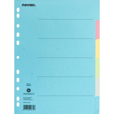 NOVOOO Registro cartone A4 40577 multicolor 6 pzi.