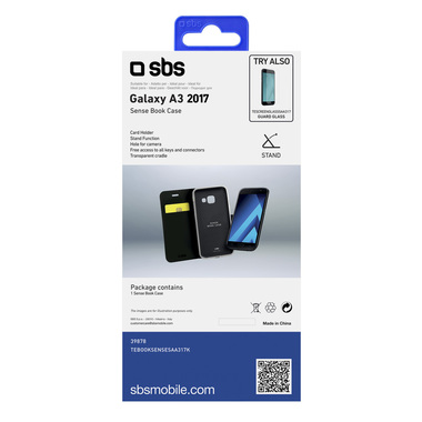 Étui livre pour Samsung Galaxy A3 2017