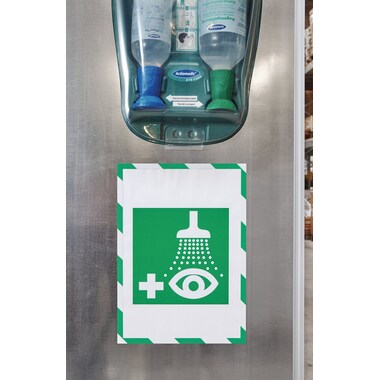 MAGNETOPLAN Cornice calamita magnetofix A4 1131445 SAFETY, verde/bianco 5 pezzi