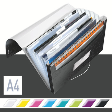 LEITZ Projektmappe WOW A4 4589-00-95 schwarz 5 Fächer