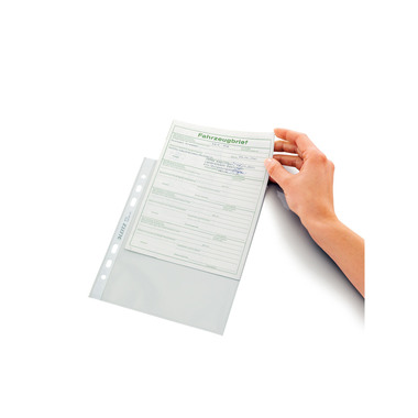 LEITZ Dossier PP A5 47750002 chiaro, 0,08mm 100 pz.