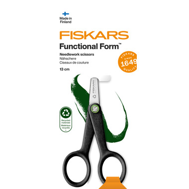 FISKARS Handarbeitschere 13cm 1074541 schwarz, Rechts- + Linkshänder