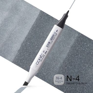 COPIC Marker Classic 2007590 N-4 - Neutral Grey No.4