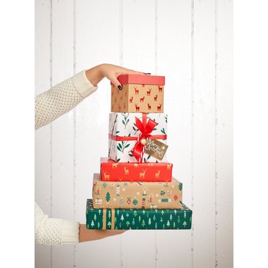 STEWO Carta da regalo Abel 2522564620 rosso 0.5x250m