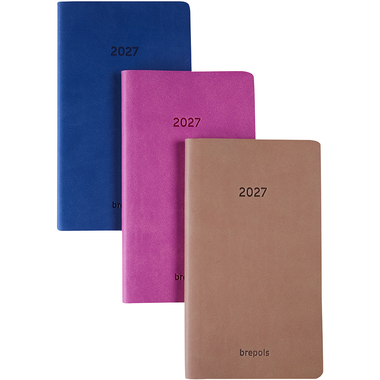 BREPOLS Agenda Interplan Colora 2027 0.736.3600 1S/2P ass. 8.9x16cm