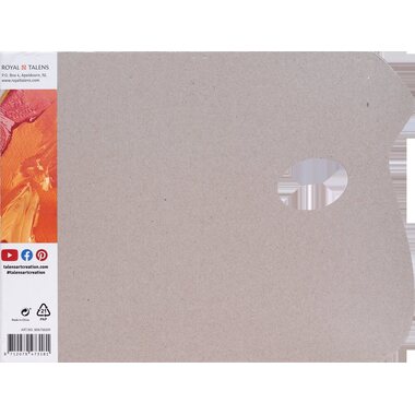 TALENS Farbpalette 22.5x30cm 9067002M weiss, abreissbar 36 Blatt