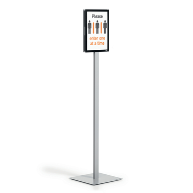 DURABLE Bodenständer BASIC A4 501257 grau