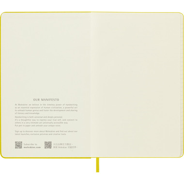 MOLESKINE Notizbuch Color A5 598853049 gelb, liniert 192 Blatt