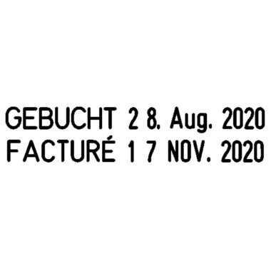 TRODAT Datumstempel Mehrtext D 5117DEKSC 4mm