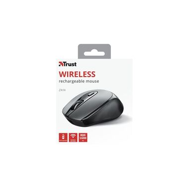 Trust Mouse Zaya Rechargeable Black