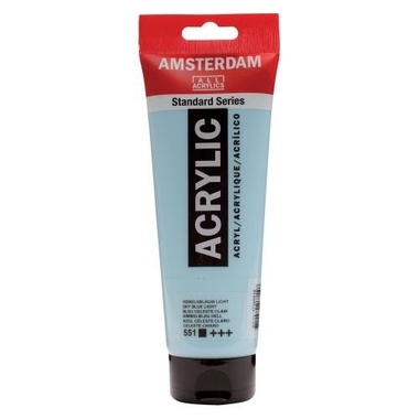 AMSTERDAM Peinture acrylique 250ml 17125510 bleu h. 551