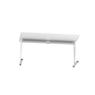 APOLLO Tavolo da uffico ZERO 120x67cm VOS612/W/W weiss/weiss