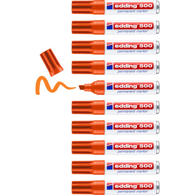 EDDING Permanent Marker 500 2-7mm 500-6 arancione