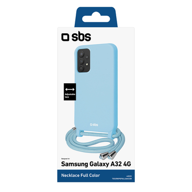 Farbiges Riemen-Halsband-Cover für Samsung Galaxy A32 4G | SBS