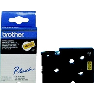 PTOUCH Nastro, plastific. nero/giallo TC-601 PT-3000 12 mm