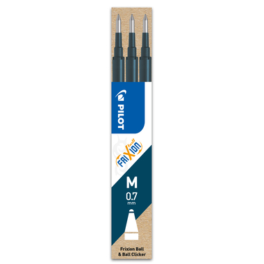 PILOT Mine FriXion Refill BLS-FR7-BB-S3 bleu/noir 3 pcs.