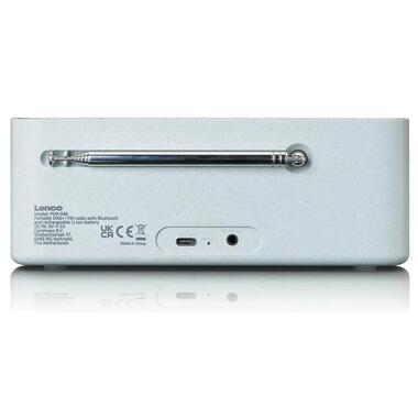 Lenco DAB+ Radio PDR-046 Bambus/Weiss