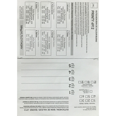TRODAT Ersatzgutscheine TP114992 für 4912S