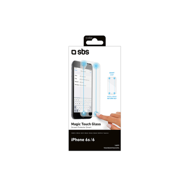 Verre de protection avec boutons intelligents pour iPhone 6/6S