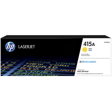 HP Cartouche toner 415A yellow W2032A CLJ Pro M454/MFP M479 2100 p.